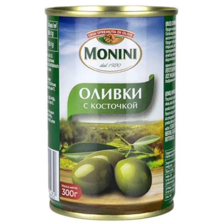 Оливки зелёные с косточкой